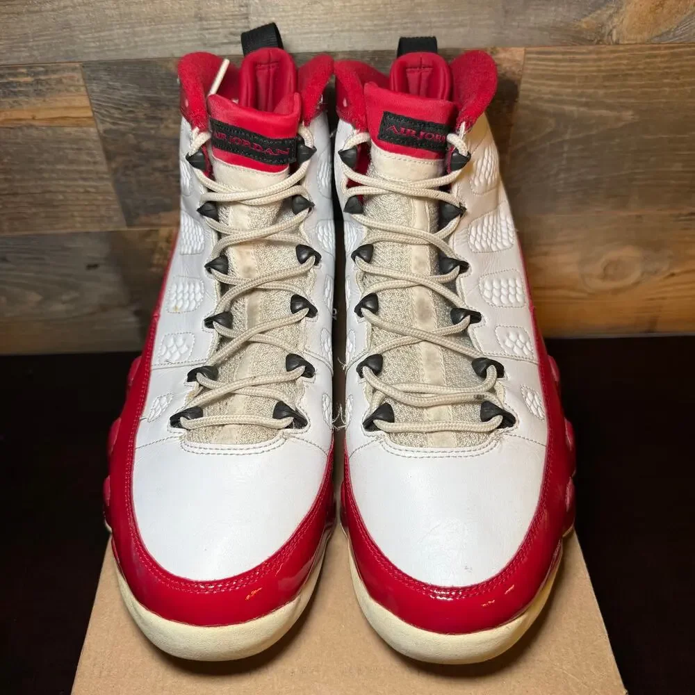 Air Jordan 9 Retro 'Gym Red' Men's Sneakers Size 13